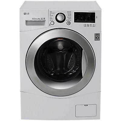 LG FH4A8TDN2 Freestanding Washing Machine, 8kg Load, A+++ Energy Rating, White LG FH4A8TDN2 Freestanding Washing Machine, 8kg Load, A+++ Energy Rating, White
